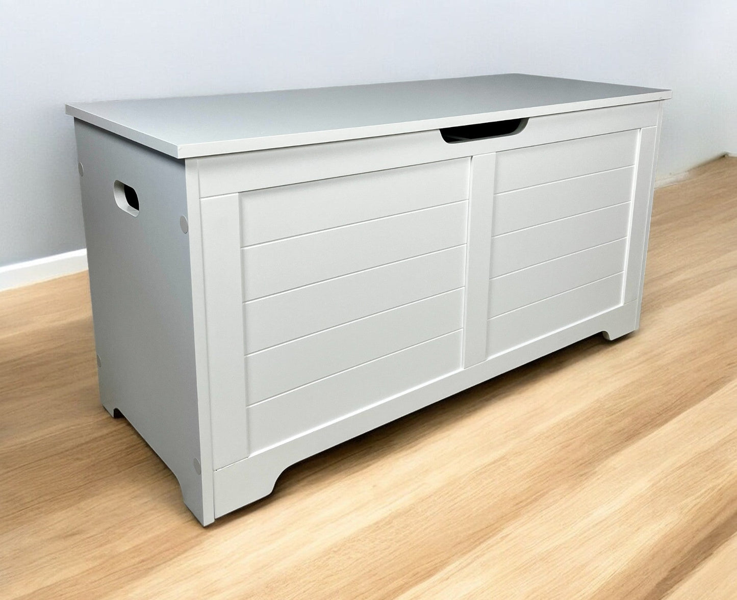 Top Open Cat Litter Box Furniture – Enclosed Fence Design for Less Mess