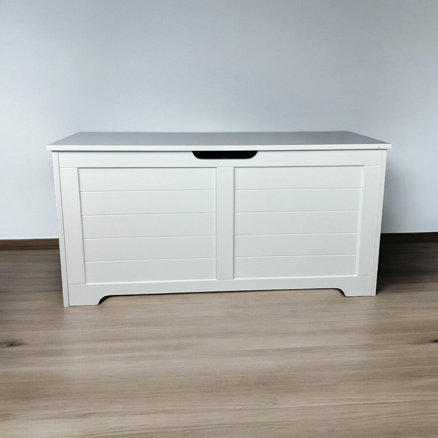Top Open Cat Litter Box Furniture – Enclosed Fence Design for Less Mess
